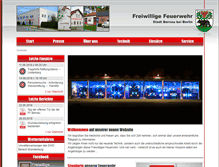 Tablet Screenshot of feuerwehr-bernau.de